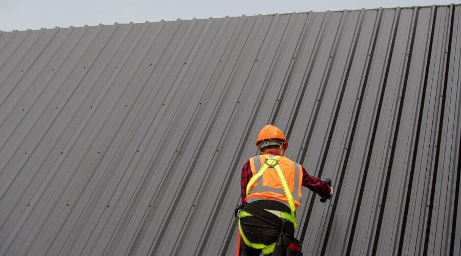Professional metal roof installation in Keller, WA